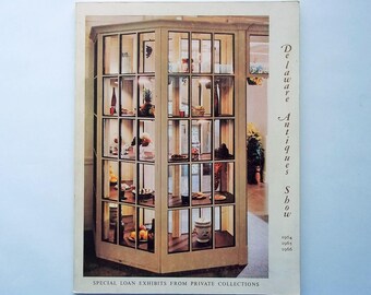 Delaware Antiques Show Catalog, Spice Cabinets, Miniature Furniture, 1964-1966
