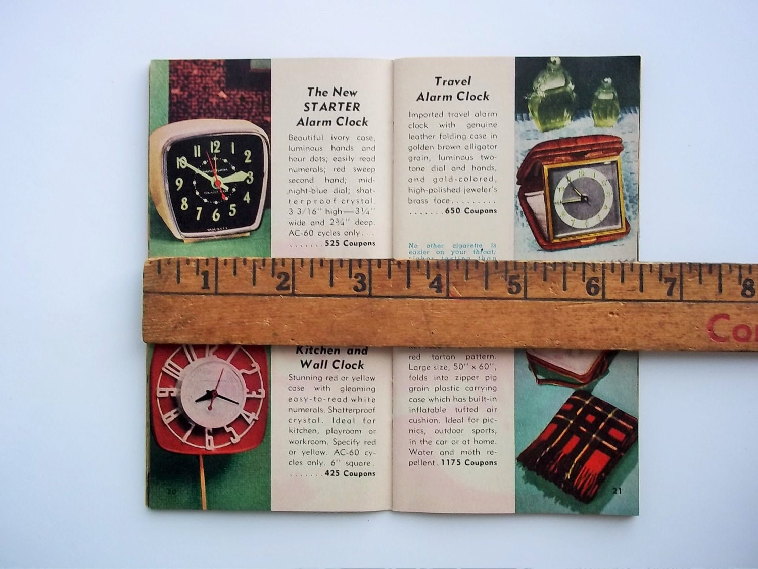 1955 Raleigh Cigarette Coupons Catalog Booklet Advertising 1950s