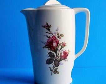 Lipper & Mann Electric Pompadour Rose Japan Tea Pot Romantic Bohemian Country Décor