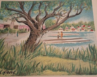 G.L. Grove Vintage Print Tree