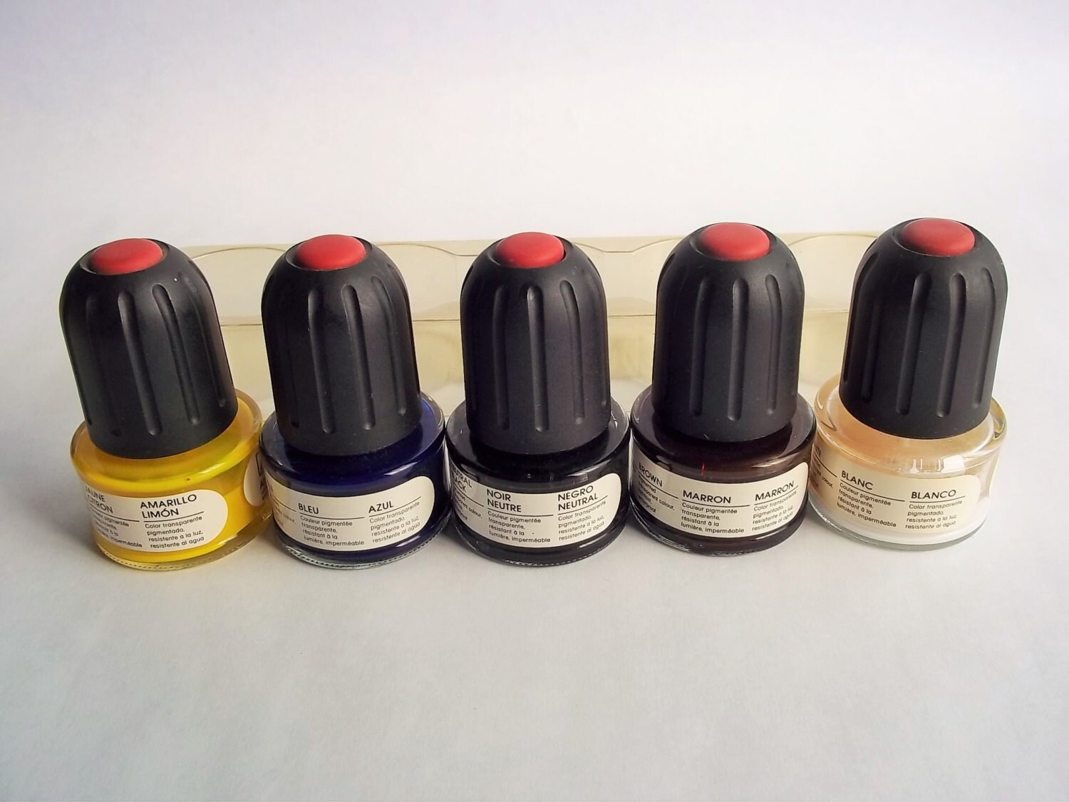 Vintage Ink Rotring Artist Ink Color Set 5 Colors of Yellow Etsy