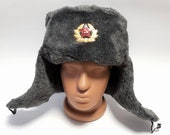 Quality Russian Military Winter Hat Ushanka Artificial fur