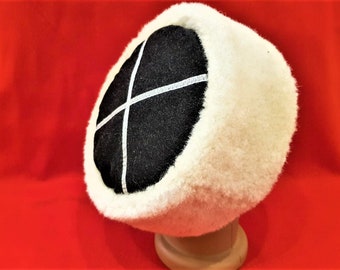 Autentic KUBANKA Natural  Sheepskin Fur Hat Cap Army