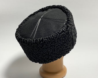 Autentic KUBANKA  Faux Fur  Karakul Hat Cap Army