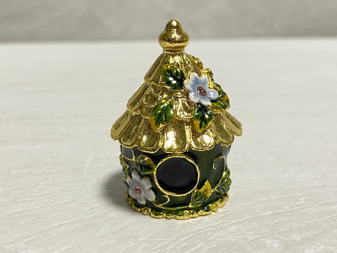 Faberge-style Thimble. Metal Thimble With Swarovski Crystals ...
