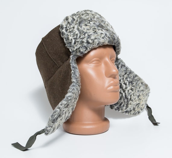 Astrakhan Karakul Military Winter Hat 