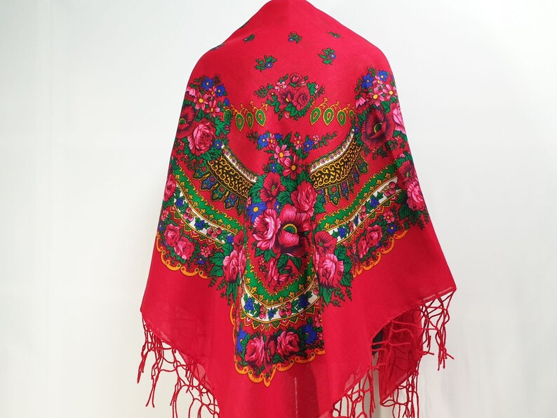 Original Traditional Ukrainian & Slavic Shawl Scarf Wrap Large ...