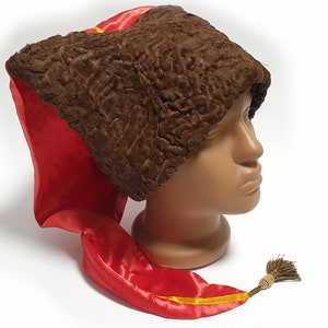 Papakh  Cossack hats Natural Astrakhan Fur Karakul Army