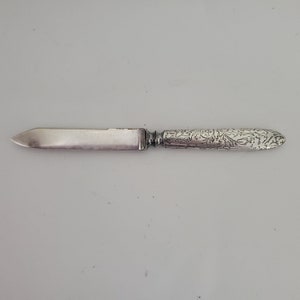 Wm Rogers Etched Butter Knife
