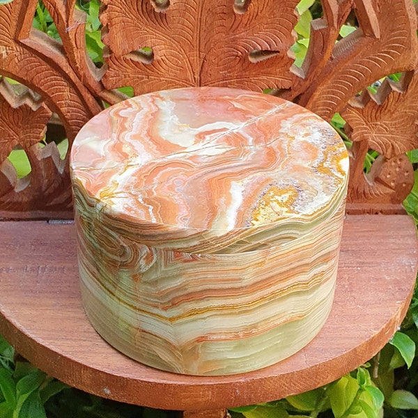 Green Onyx Jewellery Box