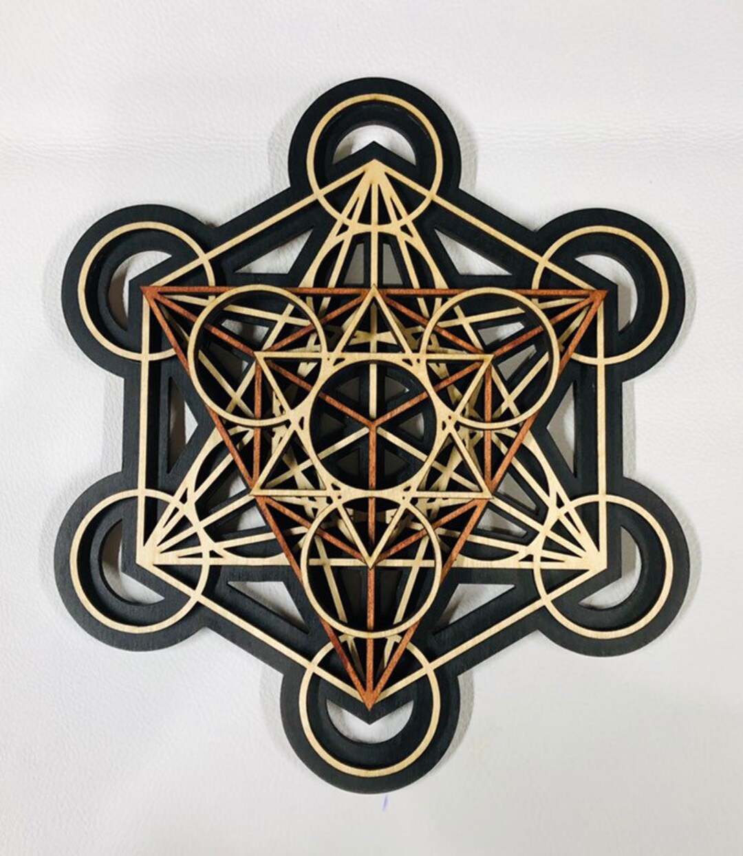 Metatron's Cube Wall Art 12", Laser Cut, Sacred Geometry, Mandala Art ...