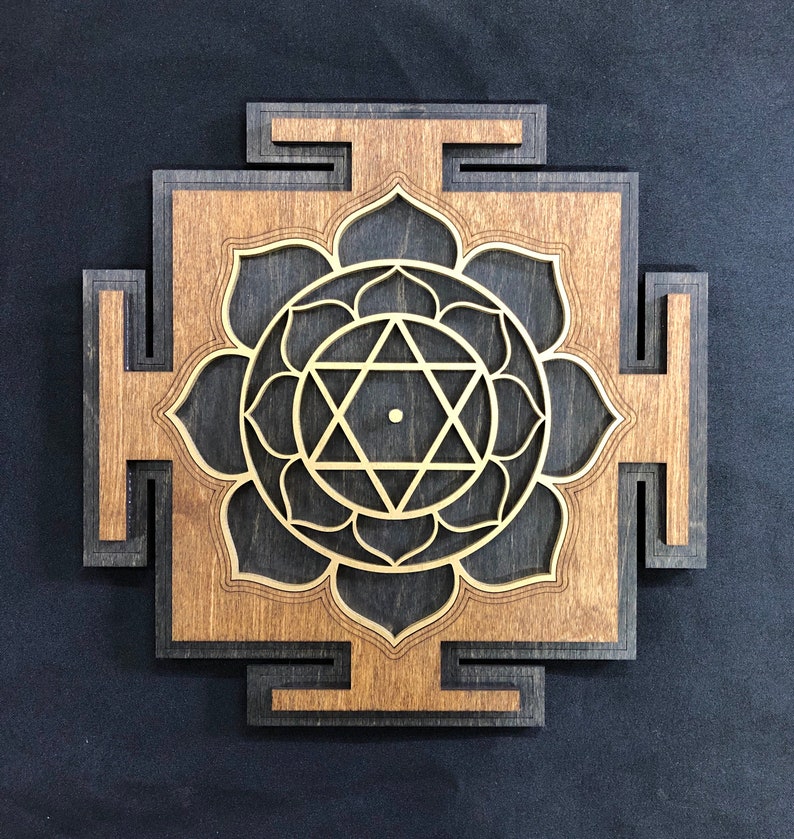 Saraswati Yantra Wall Art 11.11 Laser Cut Sacred | Etsy