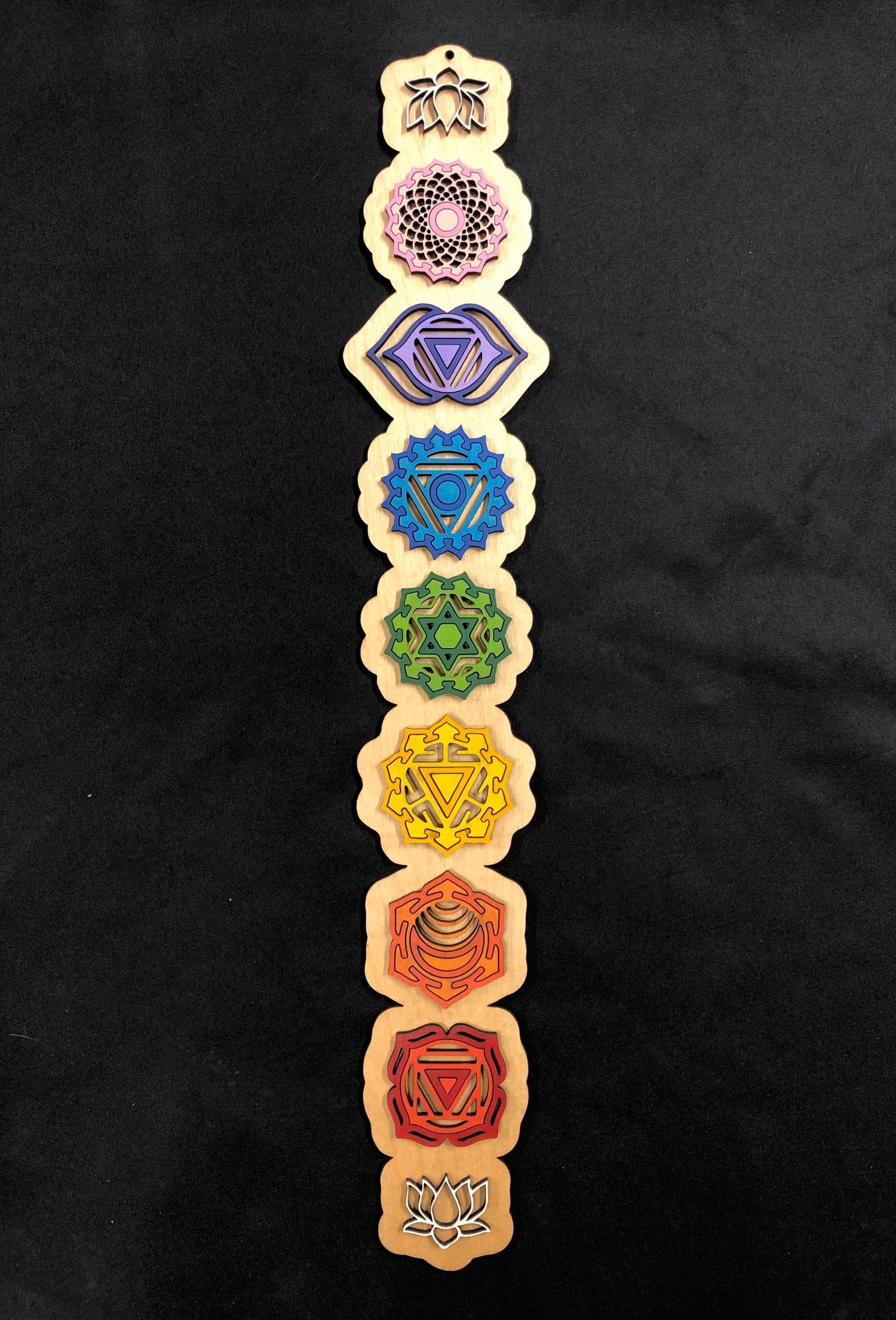 Chakra Wall Art Chakra Wooden Art Chakra Wall Hanging - Etsy