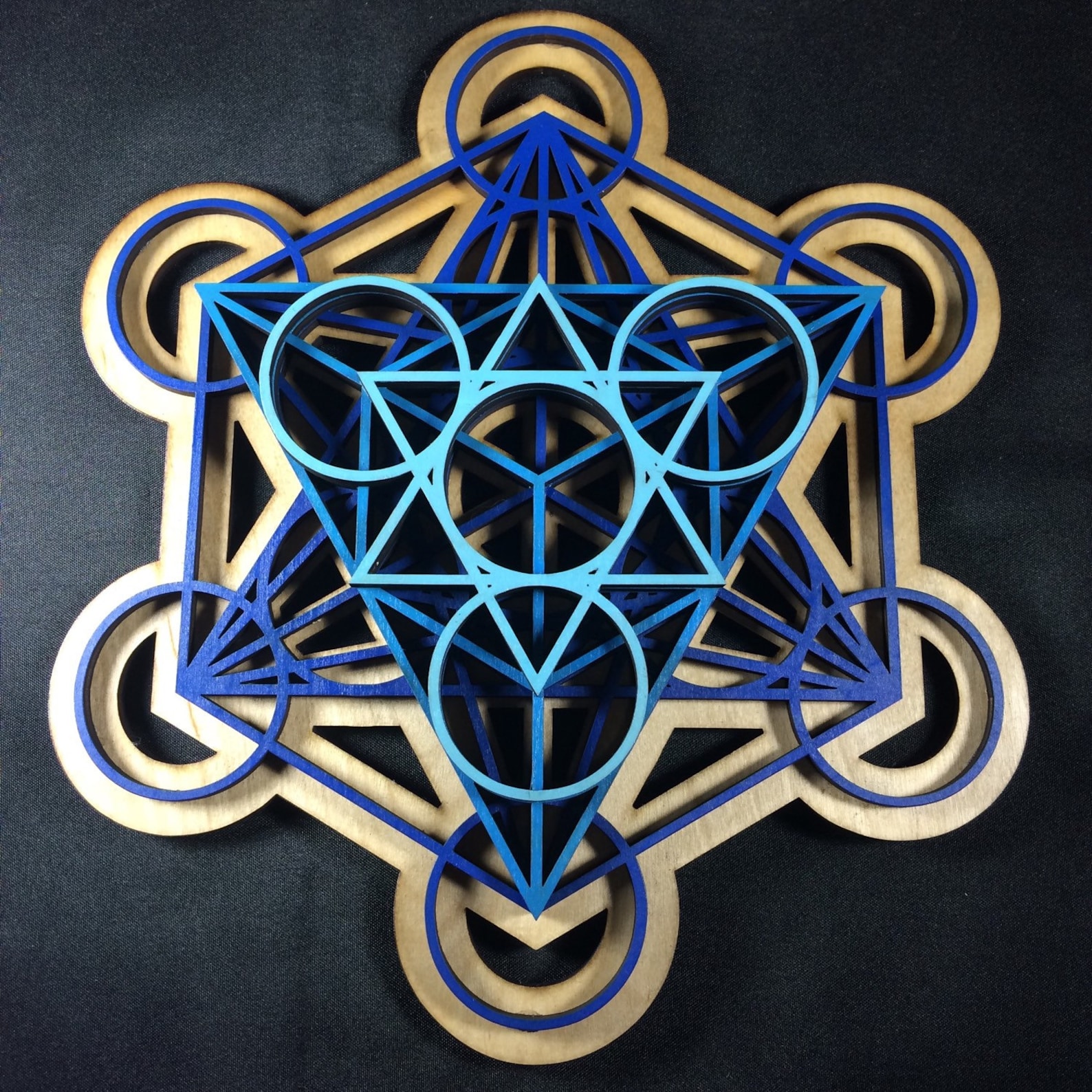Metatron's Cube Wall Art 12 Laser Cut Sacred | Etsy