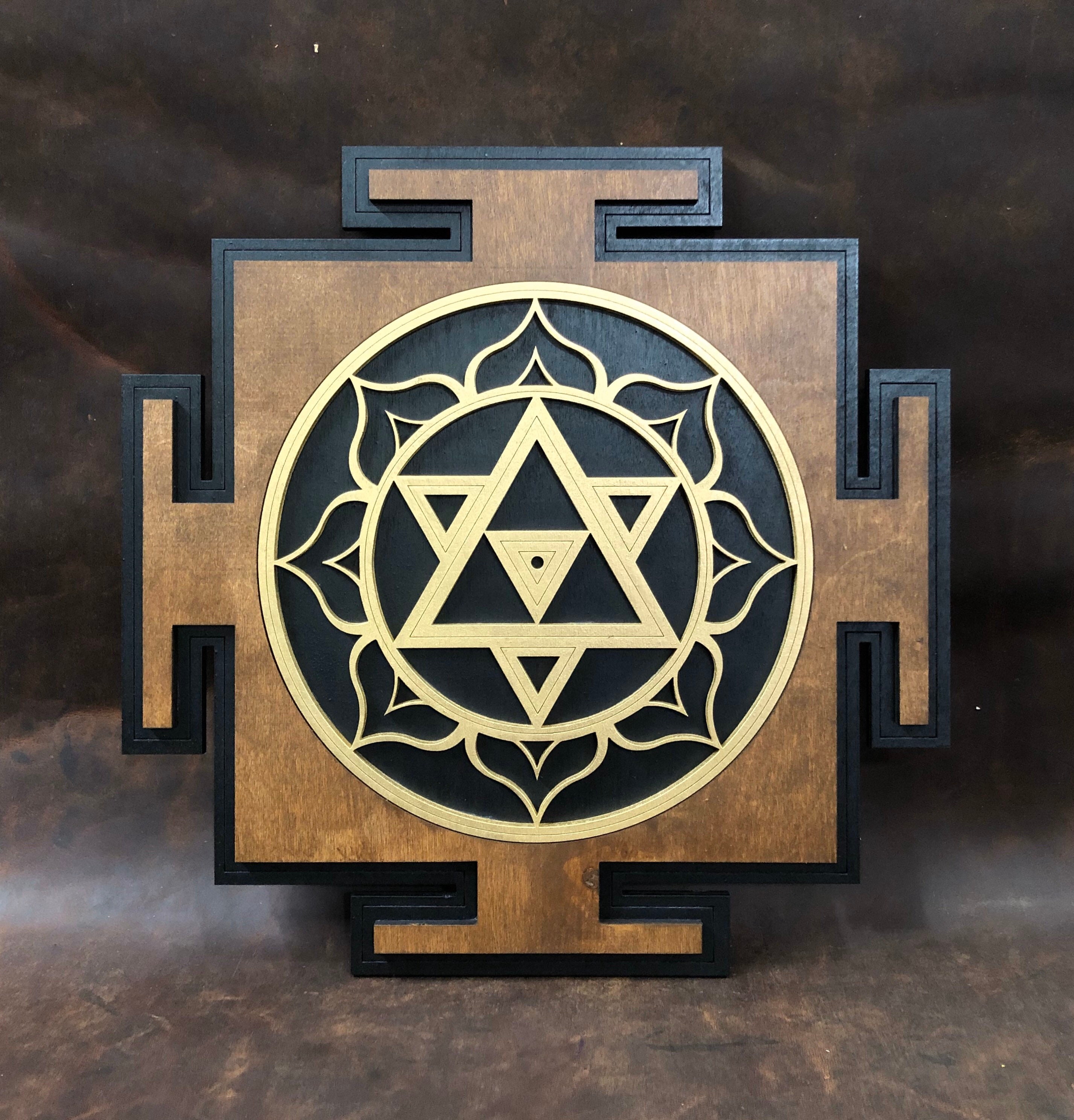 ejer tæt krater Shiva Yantra Wall Art 11.11 Laser Cut Sacred Geometry - Etsy