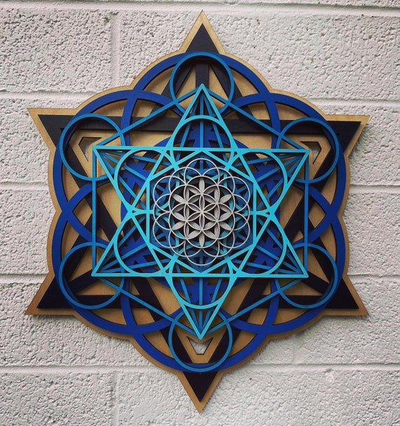 Merkaba Metatron's Cube Seed of Life Sacred Geometry Sacred Cube