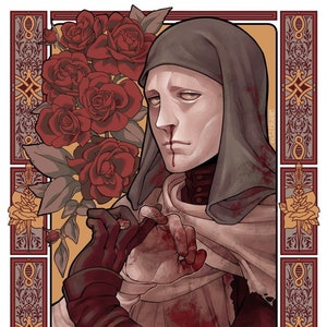 White-Faced Varre Print
