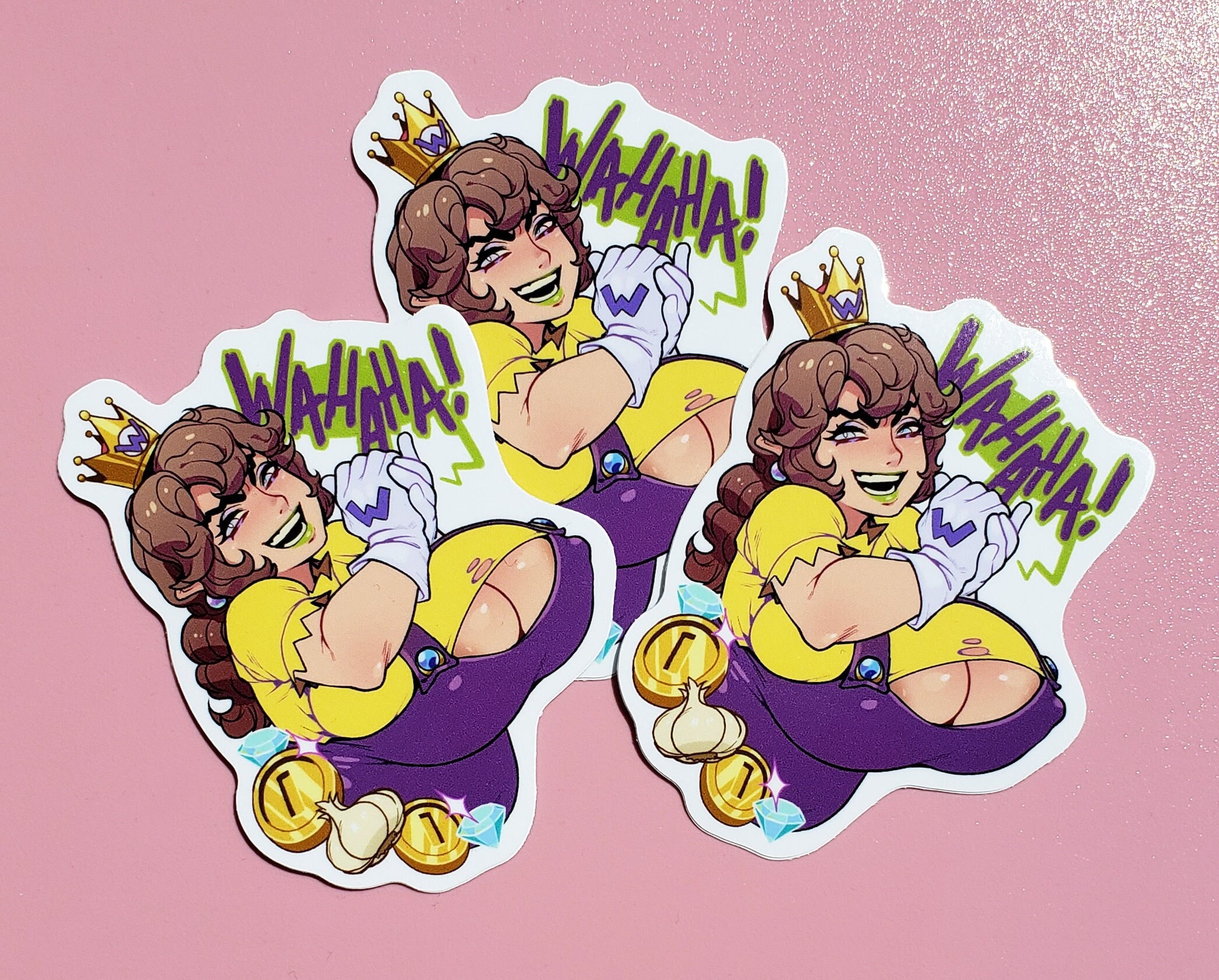 Wario Girl 3 Inch Vinyl Sticker (NSFW) - Etsy