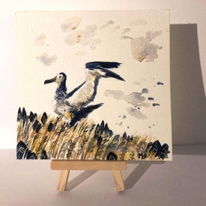 Peinture originale albatros
