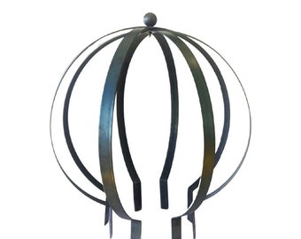 EXTRA LARGE Steel Sphere Trellis | Garden Globe | Winter Planter | Iron Obelisk | Christmas | Metal | Modern | Made in the USA