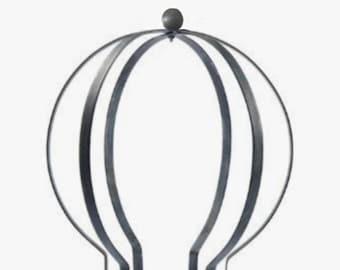 SMALL Steel Sphere Planter Trellis | Metal Garden Art | Garden Answer | Home & Garden | Modern | Farmhouse | Heavy Duty | Handmade