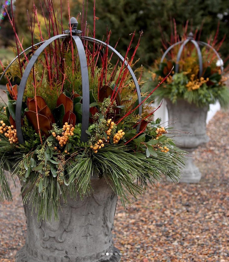 LARGE Steel Sphere Trellis Iron Obelisk Garden Answer Etsy
