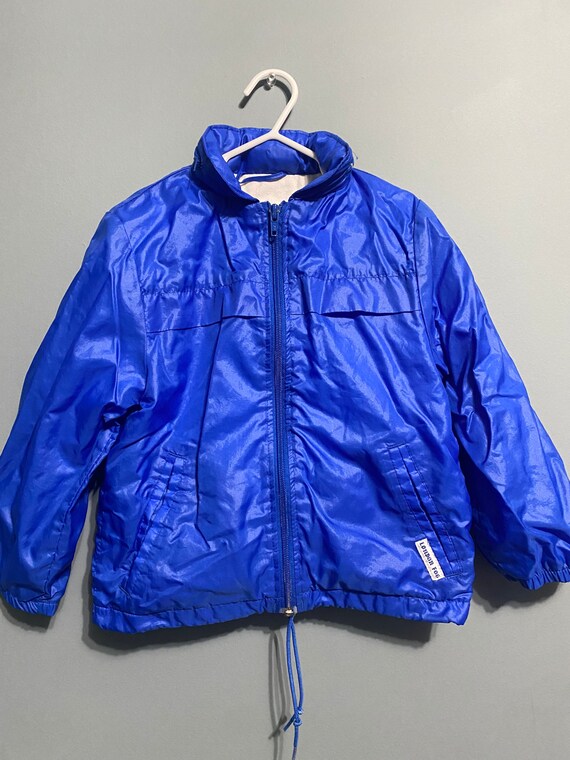 80s vintage jacket bright blue London Fog windbre… - image 2