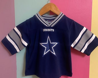 90s vintage Troy Aikman football Jersey Dallas Cowboys 4T touchdown club