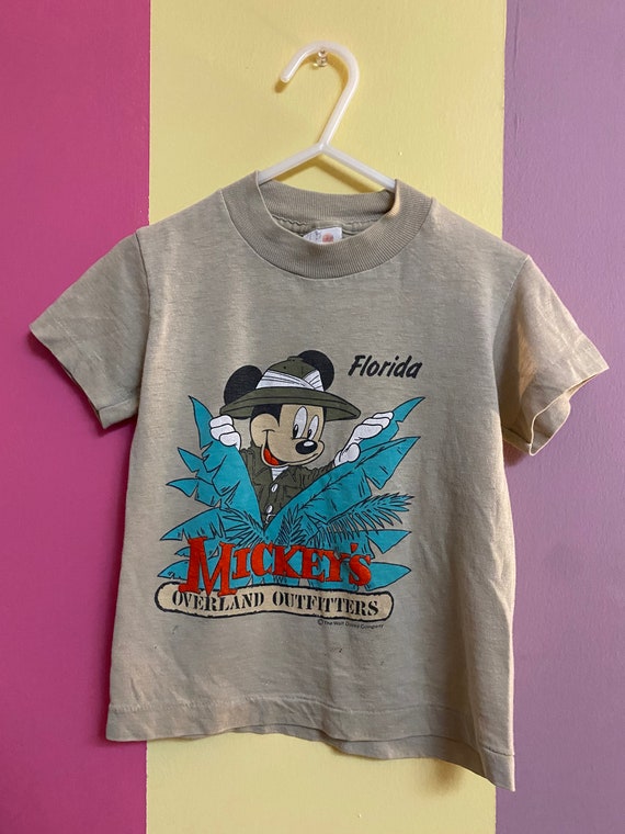 80s vintage Mickey Mouse tshirt VTG toddler tee si