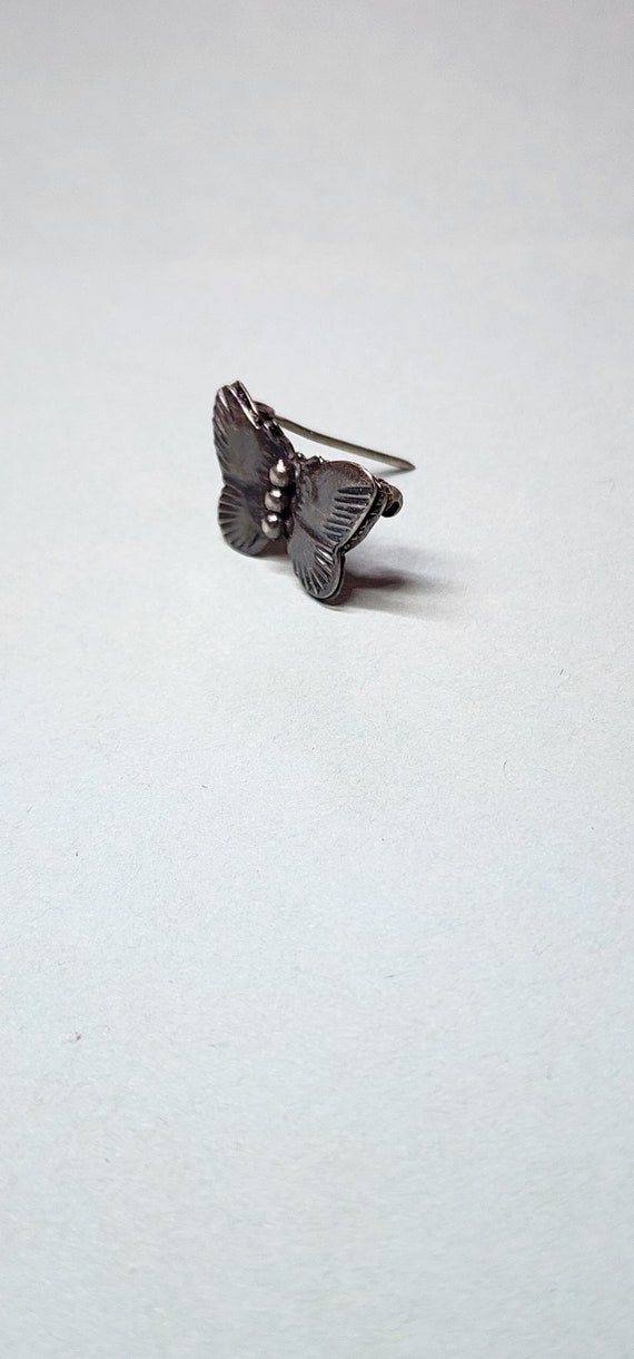 Vintage sterling jewelry, butterfly broich, bug, … - image 6