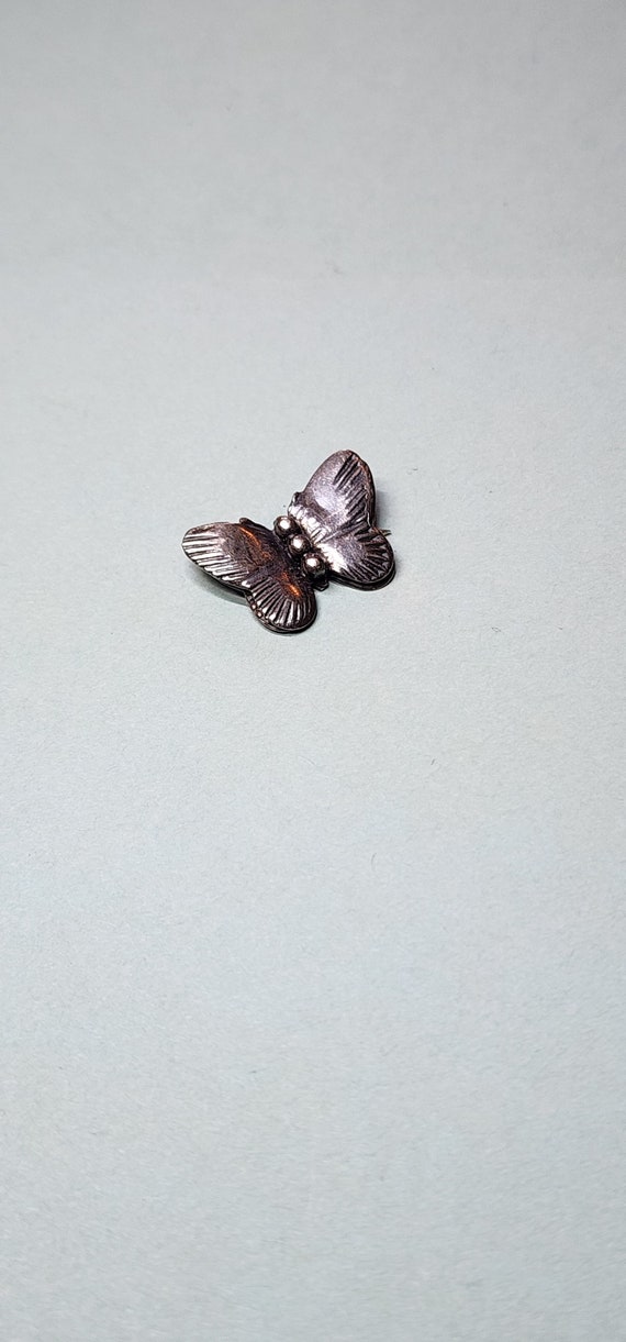 Vintage sterling jewelry, butterfly broich, bug, … - image 1