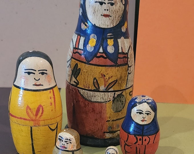 Vintage Possible Antique Nesting Dolls Matryoshka - Etsy