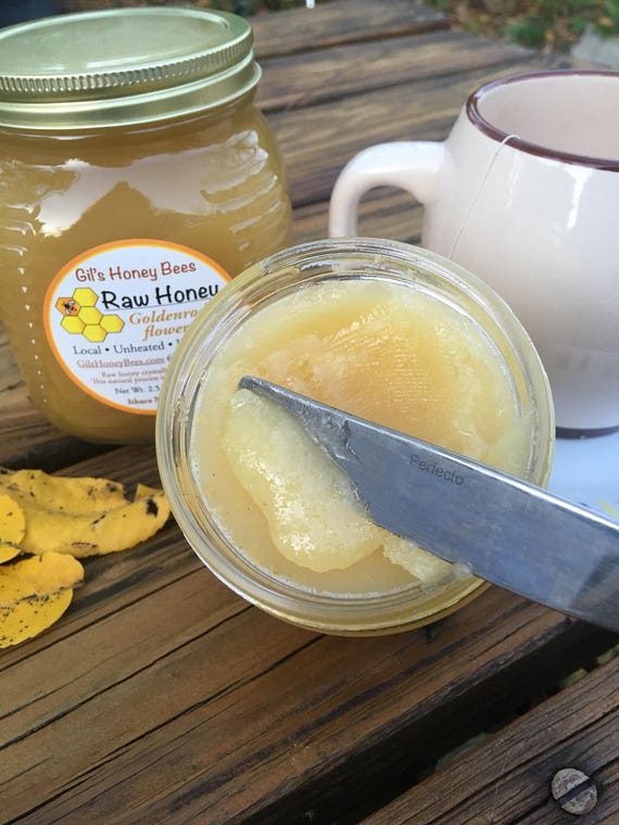 Creamed honey in 1 lb jar unheated and unfiltered raw honey Etsy