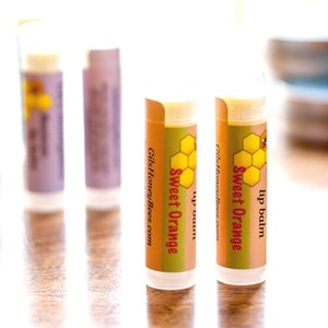 One Beeswax lip balm. Non toxic, organic, handmade in small batches from natural oils and body butters chapstick image 2