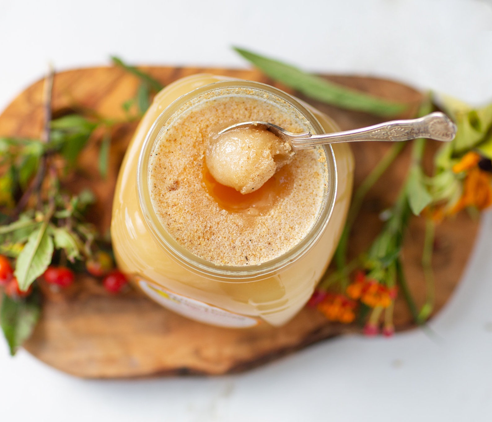 Raw Basswood Honey in 2.5lb Jar Pure Honey