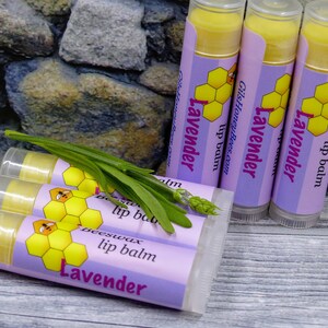 One Beeswax lip balm. Non toxic, organic, handmade in small batches from natural oils and body butters chapstick image 6