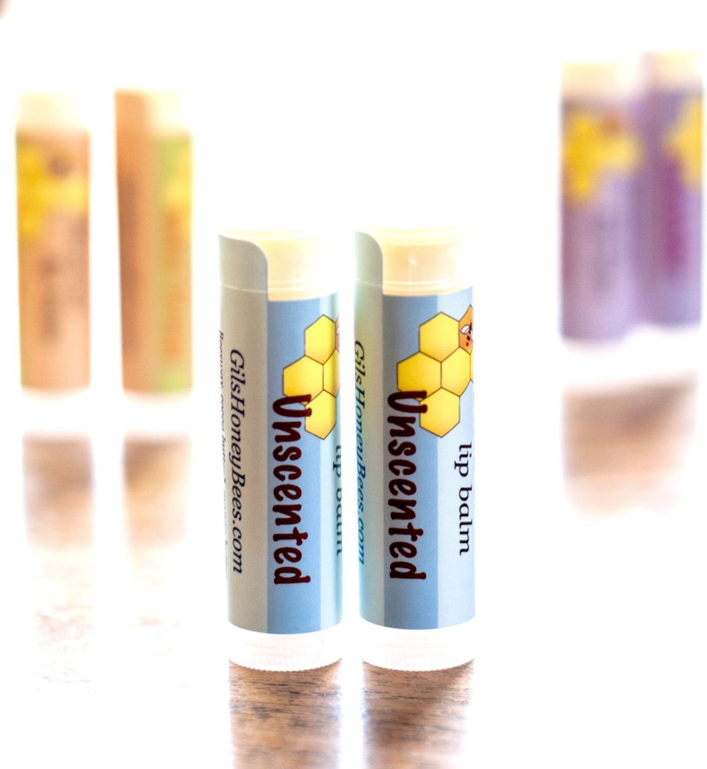 One Beeswax lip balm. Non toxic, organic, handmade in small batches from natural oils and body butters chapstick image 1