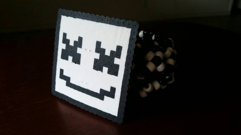 Mellogang Marshmello 3D Kandi Cuff image 1