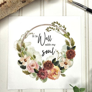 Es Ist gut Decoupage Christliches Papier Decoupage Servietten