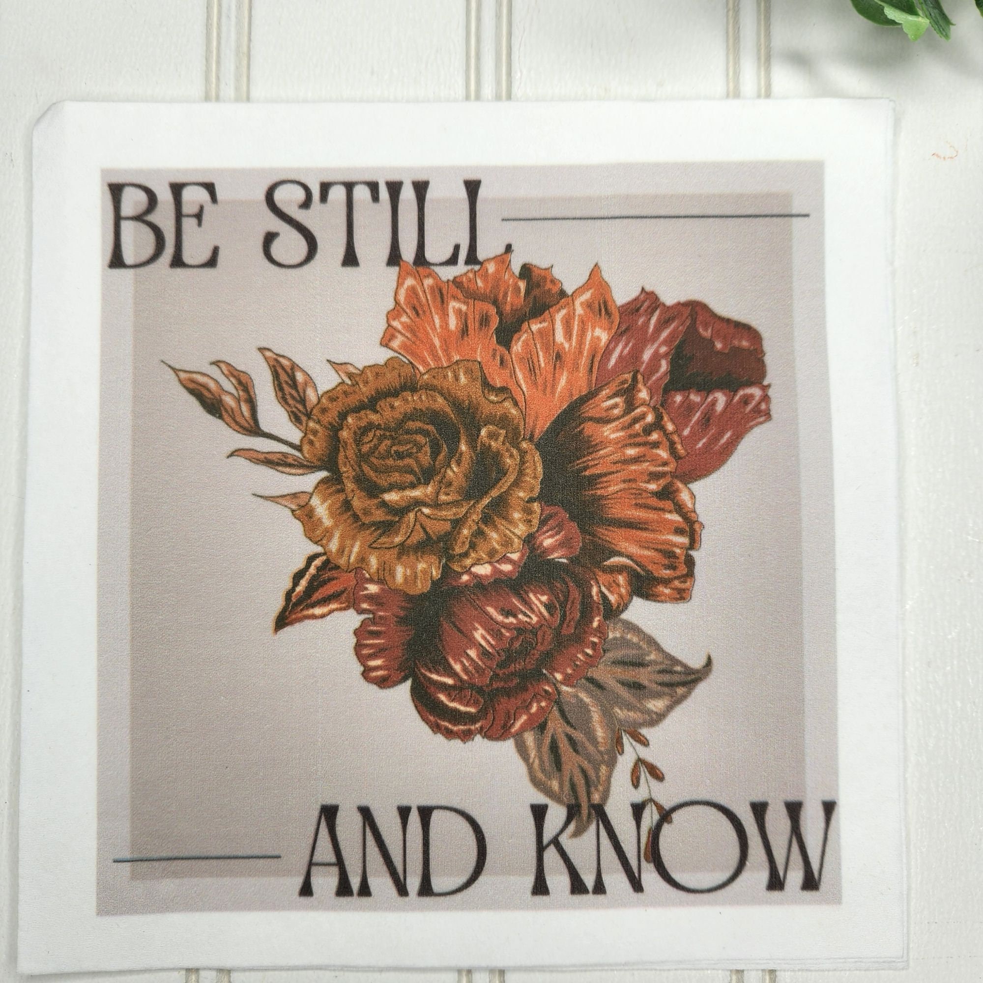 Be Still Bible Verse Napkins Psalm 4610 Scripture Napkins Etsy