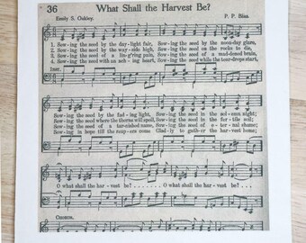 Was soll die Ernte sein Hymne Christliches Papier Decoupage Servietten