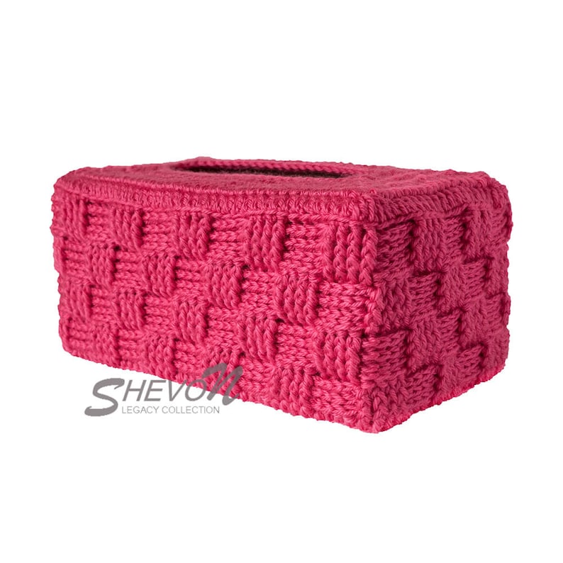 Crochet PatternRectangular Tissue Box Cover In Two sizes Etsy