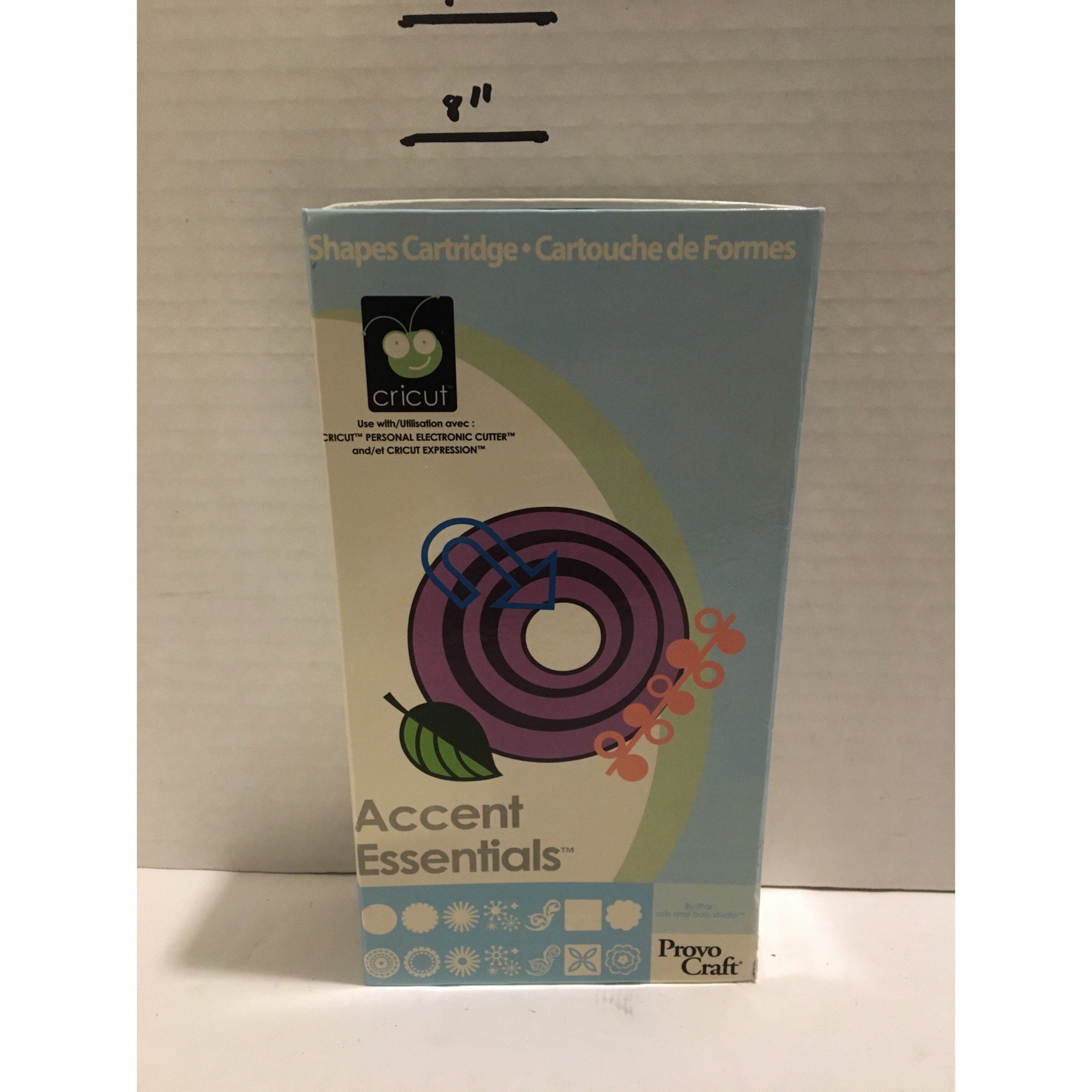 Cricut accent Essentials Cartridge Holiday Craft Tool Die Cut