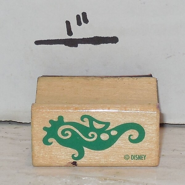 Tampon en caoutchouc Disney Seahorse 2,5 cm – Tampon artisanal pour enfants Ocean Beach pour la fabrication de cartes Scrapbooking Fournitures scolaires