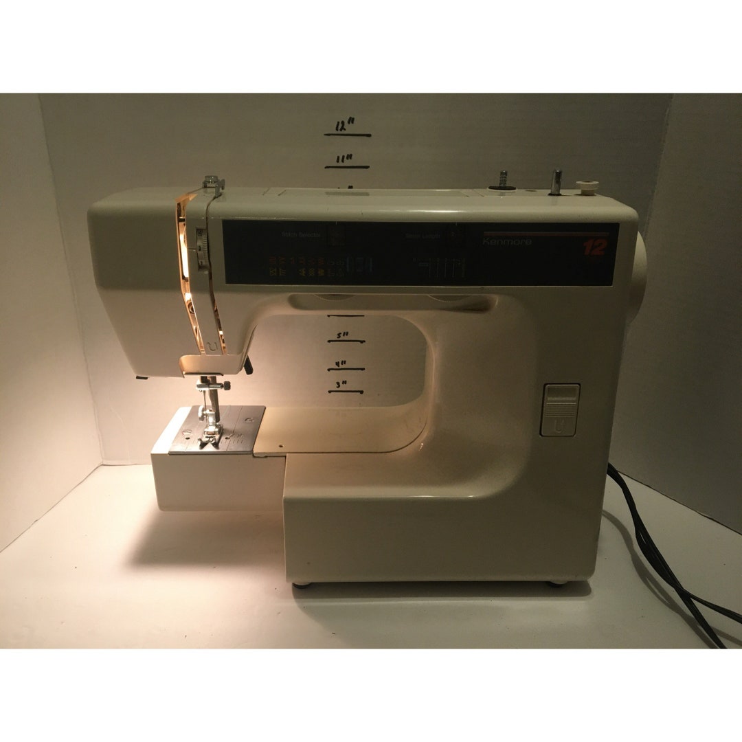 Kenmore 12 Stitch Sewing Machine Model 385.1278191 & Foot Petal Etsy