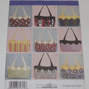 Simplicity 2676 Complete Uncut Factory Folds Sewing Pattern Handbags