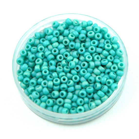 6-412F, Miyuki 20g Matte Turquoise Green 6-412F, Miyuki 20g Matte Turquoise Green