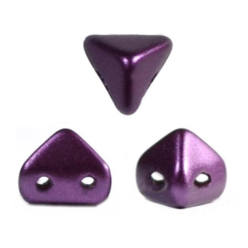 20+2pcs SuperKheops par Puca 2 Hole Czech Glass Beads Pastel Bordeaux SUPERKHEOPSPP-02010-25032 size: 5x10mm