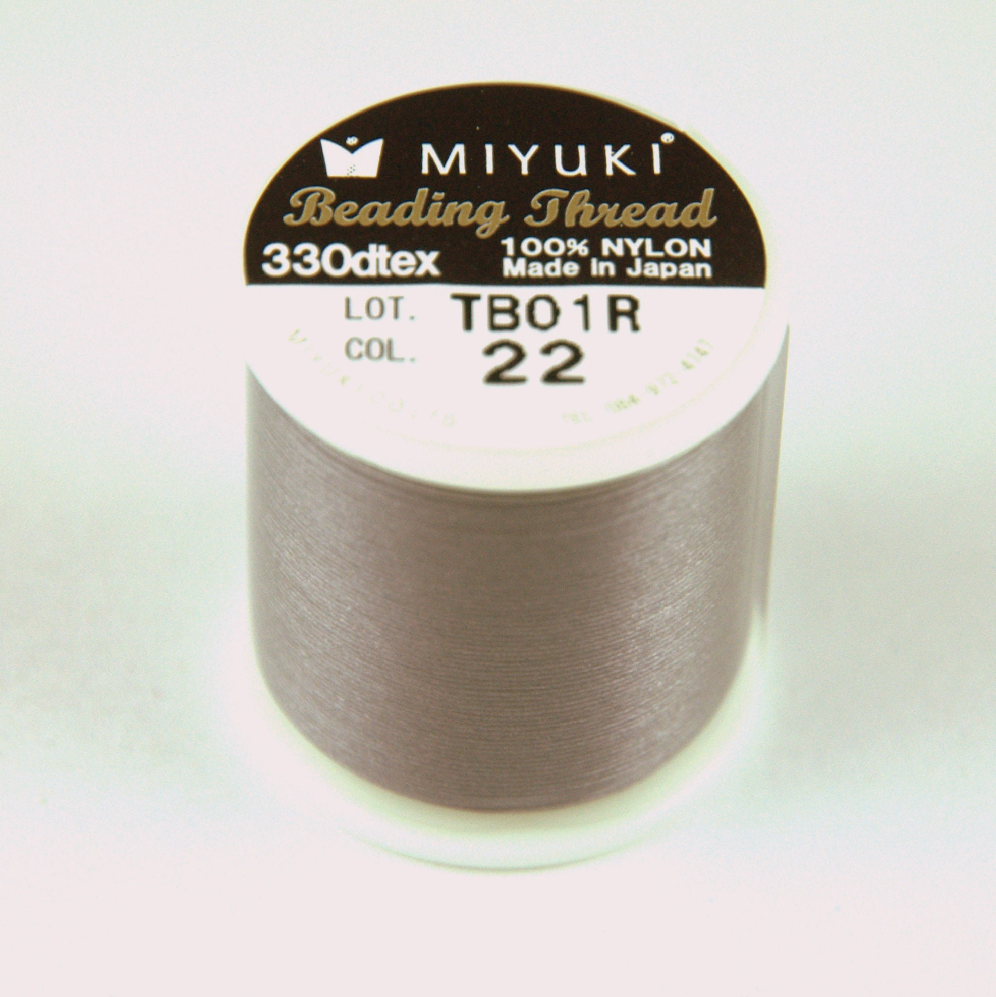 1 Pc Miyuk Beading Thread - Brown - 100% Nylon - 50m (55yds