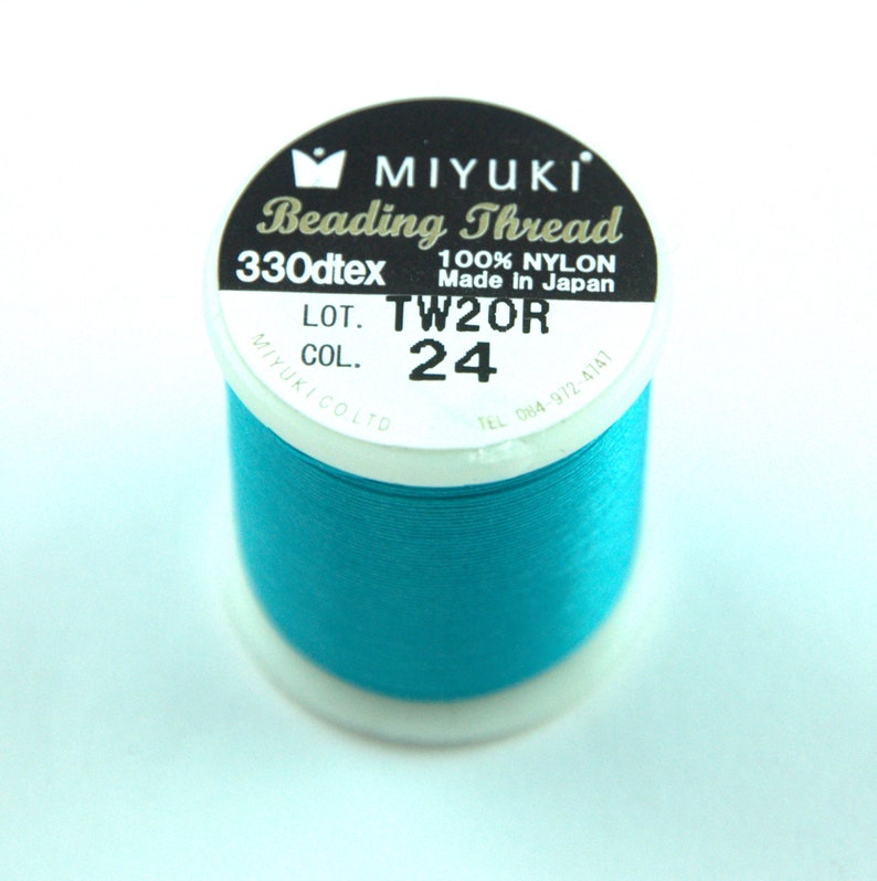 - MIYUKI-THREAD-24 50m 55yds 1 pc Miyuk Beading Thread 100/% nylon Bright Sky